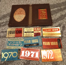 WORKING MENS CLUB MEMBERSHIP WALLET & SUB CARDS 1964 - 1973