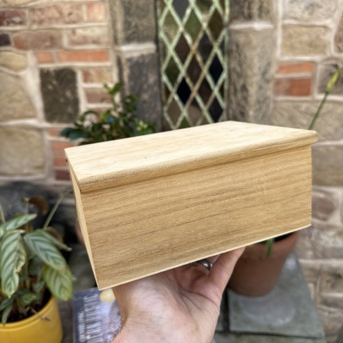 Wooden storage box - storage, trinkets