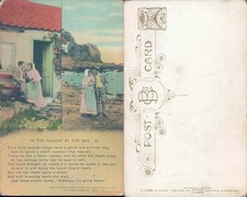 Couple by seaside Bamforth Co