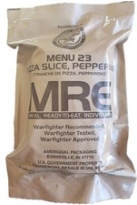 US Military MRE Ration Pack - PEPPERONE PIZZA  -  Army Prepping Camping Hiking