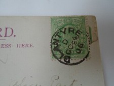 BLANTYRE POSTMARK  vintage  postcard
