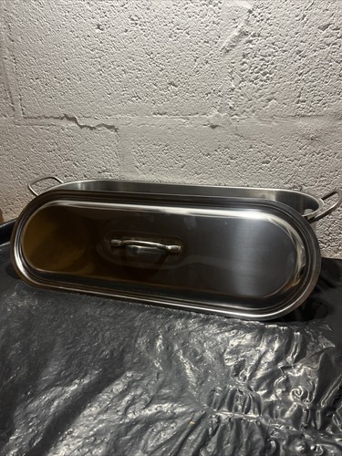 Large stainless steel - steel, fish
