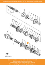 YAMAHA Gear, 3rd Pinion (21t)