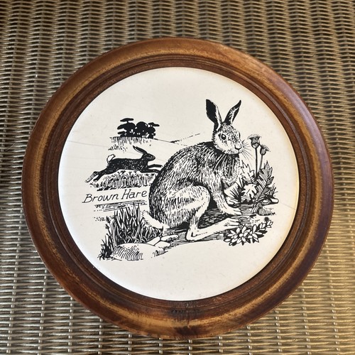 Vintage brown hare ceramic - vintage,