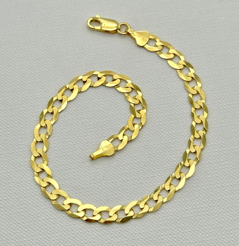 Solid 9ct yellow gold 6mm - solid,