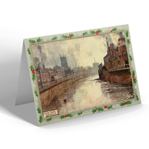 Xmas notelet vintage - notelet,