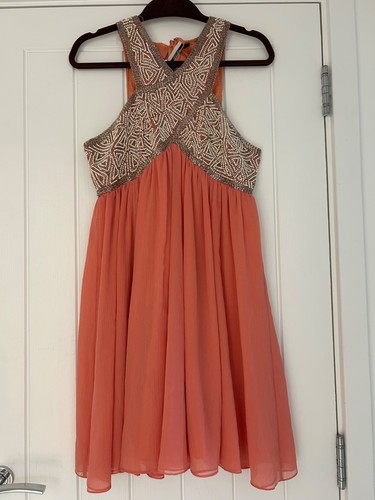Topshop peach embellished baby - peach,