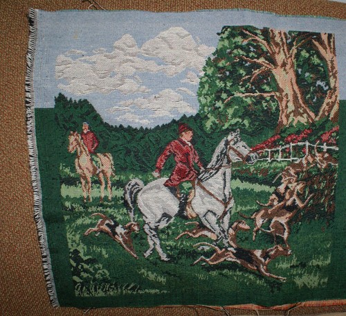 Tapestry fabric pillow - pillow, panel
