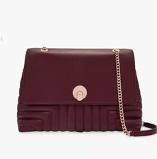 NEW TED BAKER MAROON LEATHER