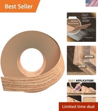 2” x 25ft Red Oak Edge Banding - Pre-Glued Real Wood Veneer for Furniture Repair