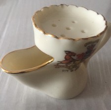 TUSCAN CHINA miniature shaving jug CARDIFF Crest
