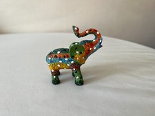 Vintage Mosaic Elephant figurine ornament 2