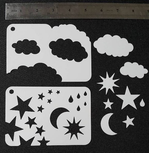 Clouds stars rain drops - 2,