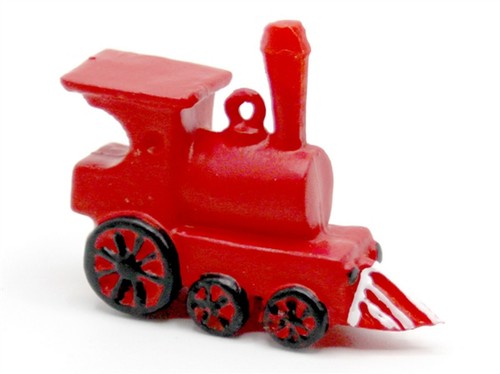 Dolls house plastic red - plastic,