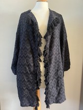 ZARA NAVY & BLACK JACQUARD