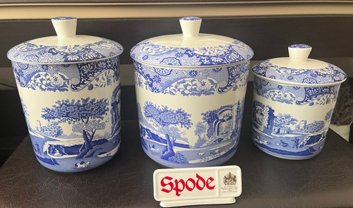Vintage spode blue italian - spode,