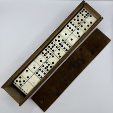 Vintage Double 9 Domino Set