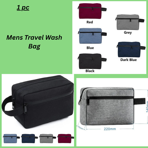Mens travel wash bag hanging - travel,