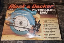 Black & Decker Circular Saw 7308-07 71/4" 5300 RPM
