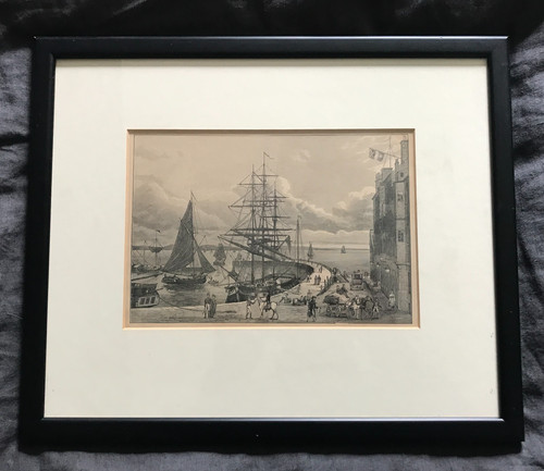 Vintage edinburgh leith - pier, &