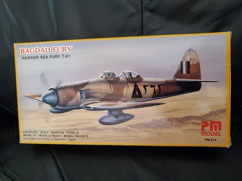 Model hawker sea fury - model,