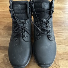 Black walking boots, size 12 UK, unused