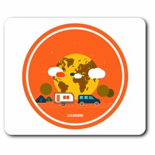 Computer Mouse Mat - Caravan