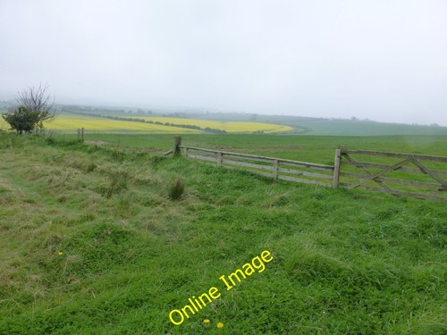 Photo 6x4 pasture cereals and - pasture,,