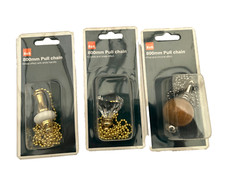 800mm Light Pull Cord | Bathroom, Toilet, Kitchen | Various Designs Available