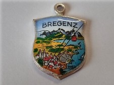 Silver travel shield charm