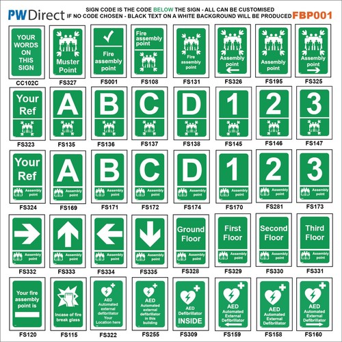 Sign fire safety emergency - safety,