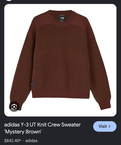 Knit crew pullover - y-3,