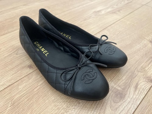 Chanel quilted leather ballet - chanel,