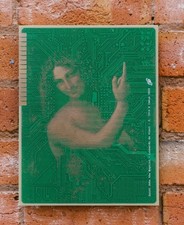 Imbue Art Saint John the Baptist PCB Signed with COA printed circuit board