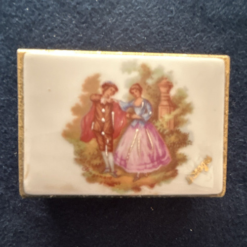 Limoges enamel and brass