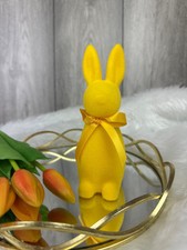 Flocked Rabbit Easter Bunny