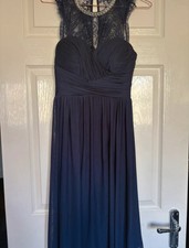 Lipsy Navy midi formal Dress