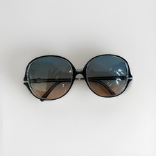 OLIVER GOLDSMITH STUNNING RARE Sunglasses Jacqui 1975 Black