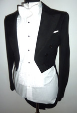 Vintage Tail Coat Black Double