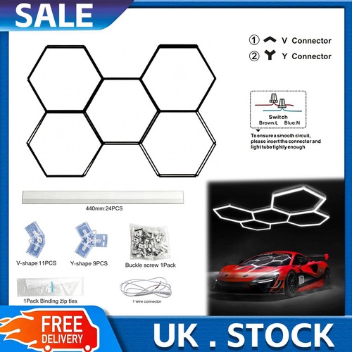 Hexagon led lighting car - hexagon,