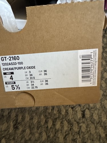 Asics 2160 cream - asics, purple
