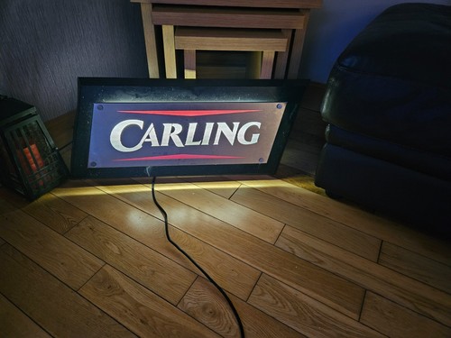 Carling vintage pub light - carling, up
