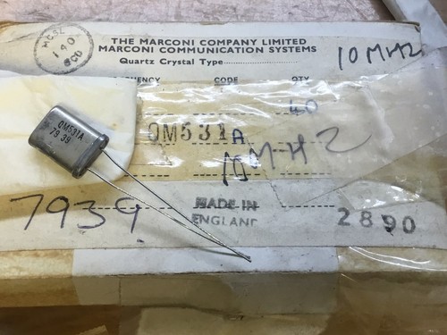 Marconi 10mhz quartz - 10mhz, crystal