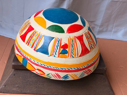 Vintage hand painted african - vintage,