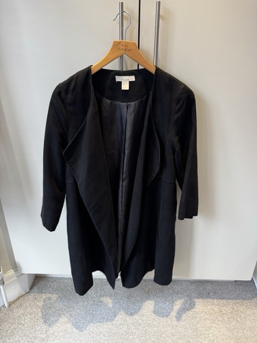 Black moleskin waterfall - h&m,