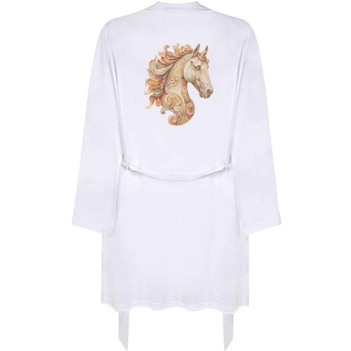 Wooden horse bust dressing - horse,