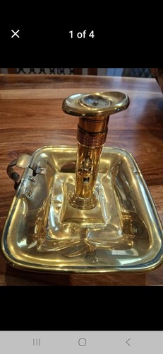 Antique brass chambermaid - antique, or