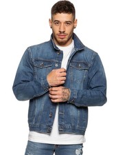 Enzo mens denim jacket - mens,