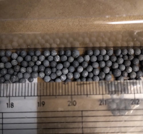 Lead shot ballast - lead, model