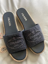 Prada Wedge Mules